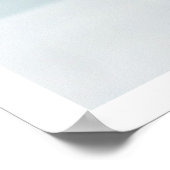 Pinselfarben Pinselstriche abstrakte geometrische  Poster (Ecke)