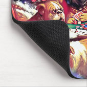 Pinselform mit vier Aces Mousepad (Ecke)