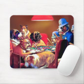 Pinselform mit vier Aces Mousepad (Mit Mouse)