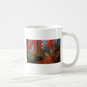 Pinselforst Herbstflammflammgeschenke Kaffeetasse