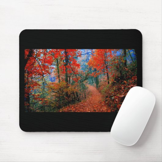 Pinselforst Herbstflammflammgeschenke Mousepad (Mit Mouse)
