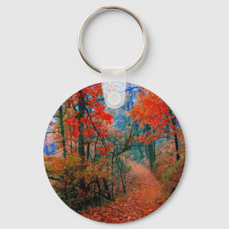 Pinselforst Herbstflammflammgeschenke Schlüsselanhänger