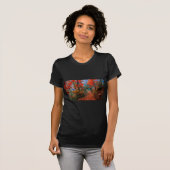 Pinselforst Herbstflammflammgeschenke T-Shirt (Vorne ganz)