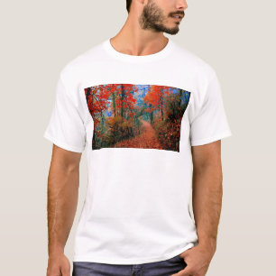Pinselforst Herbstflammflammgeschenke T-Shirt