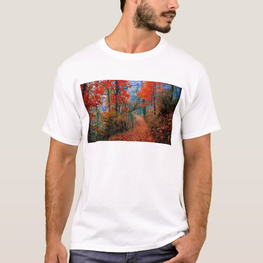 Pinselforst Herbstflammflammgeschenke T-Shirt (Vorderseite)