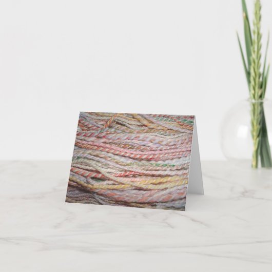 Pinselgarn Karte (Vorderseite)