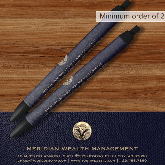 Pinselgoldgelb-Logo-Stift Kugelschreiber