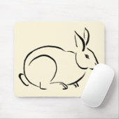Pinselhase Mousepad (Mit Mouse)
