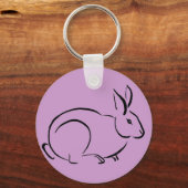 Pinselhase Schlüsselanhänger (Vorderseite)