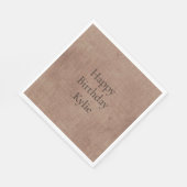 Pinselige Imitate Wäsche (Leinenlook) Serviette (Ecke)