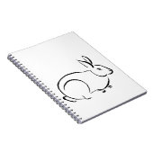 Pinselkaninchen Notizblock (Rechte Seite)