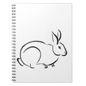 Pinselkaninchen Notizblock (Vorderseite)