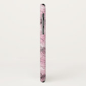 Pinselkirsche lilly floral pink iPhone Case (Hinten/Links)