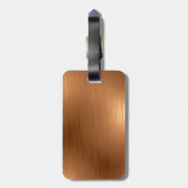 Pinselkopferschau Gepäckanhänger (Rückseite vertikal)