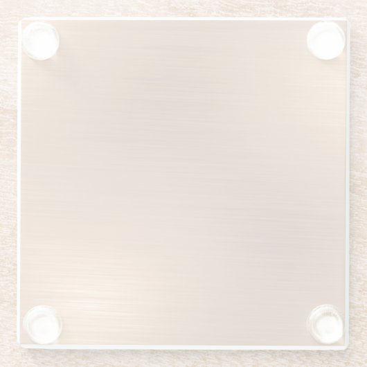 Pinselkopferschau Glasuntersetzer (Rückseite)