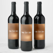 Pinselkopferschau Weinetikett (Flaschen)