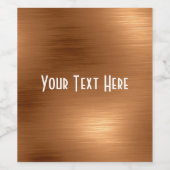 Pinselkopferschau Weinetikett (Einzelnes Label)