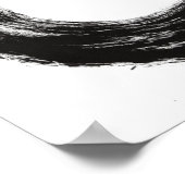 Pinselkreisstruktur Poster (Ecke)