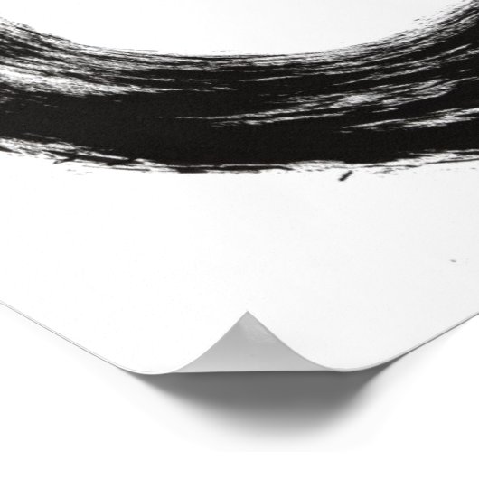 Pinselkreisstruktur Poster (Ecke)