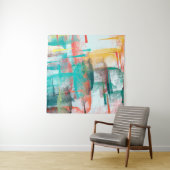 Pinselmalerei. Künstlerische Leinwand mischen einz Wandteppich (Beispiel)