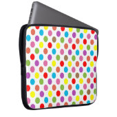Pinselmuster aus Regenbogen Laptopschutzhülle (Vorne Rechts)