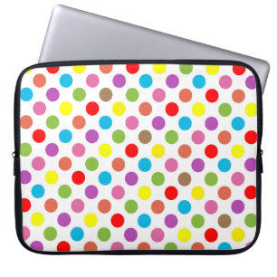 Pinselmuster aus Regenbogen Laptopschutzhülle