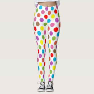 Pinselmuster aus Regenbogen Leggings