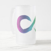 PinselNeurovielfalt Mattglas Bierglas (Vorderseite Links)