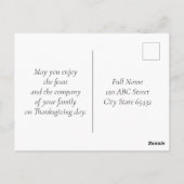 Pinselothek Züst Kunst des Herbstes Foliage zum Er Postkarte (Rückseite)