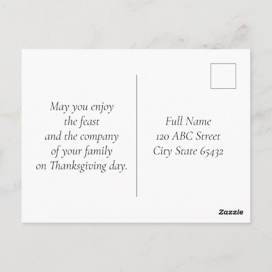 Pinselothek Züst Kunst des Herbstes Foliage zum Er Postkarte (Rückseite)