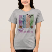 Pinselpaneele Dog Mama Trendy Tri-Blend Shirt (Vorderseite)