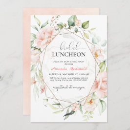 Pinselpinke, geometrische Brautparty Einladung