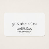 Pinselpinke Pinselstriche Ohrensichtkarten (Rückseite)