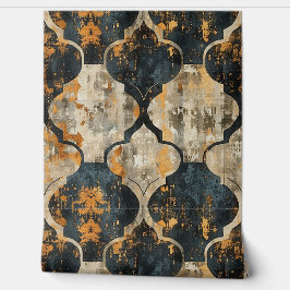 Pinselpinsel aus schwarz, beige, braun tapete