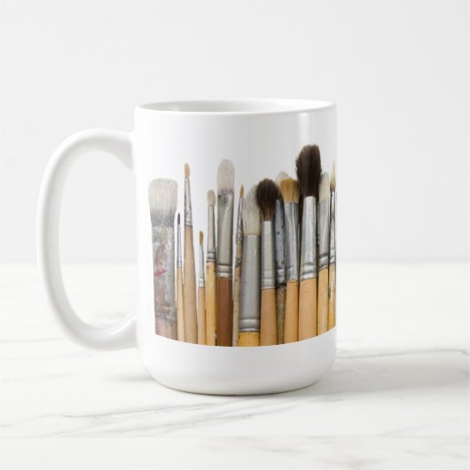 Pinselpinsel Kaffeetasse (Links)