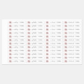 Pinselpinsel-Logo für Pinselstrich Etiketten (Blatt)