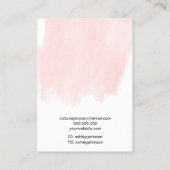 Pinselpinsel Logo Schmuckhalter Visitenkarte (Rückseite)