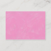 Pinselpinsel - Maßgeschneiderte Textur Visitenkarte (Rückseite)