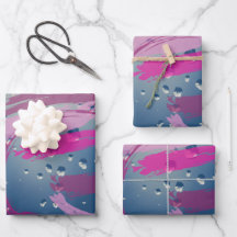 Pinselpinsel mit 3 Set, wrapping Paper