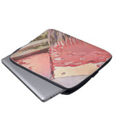 Pinselpinsel Nassfarbe in sanften Farbtönen abstra Laptopschutzhülle (Vorne Knopf)