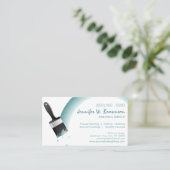 Pinselpinsel Visitenkarte (Stehend Vorderseite)