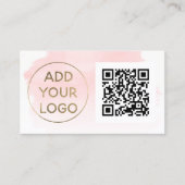 Pinselpinselpinsel, Logo Qr Visitenkarte (Vorderseite)