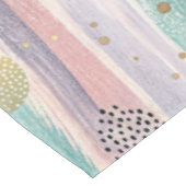 Pinselpinselstrich und geometrische Abstrakte Form Tischdecke (Schrägansicht)