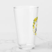 Pinselschrift Wasserfarbe Limoncello Glas (Rechts)
