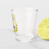 Pinselschrift Wasserfarbe Limoncello Schnapsglas (Rechts)