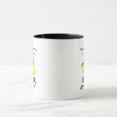 Pinselschrift Wasserfarbe Limoncello Tasse (Zentrum)