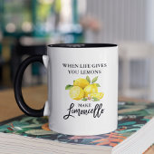 Pinselschrift Wasserfarbe Limoncello Tasse