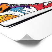 Pinselschuh Poster (Ecke)