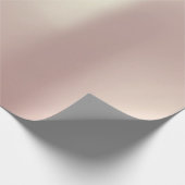 Pinselsieger Rosa Gold Powder Minimal Geschenkpapier (Ecke)