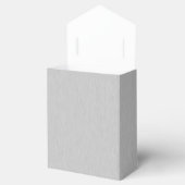 Pinselsilber Mit Monogramm Gefälligkeitsboxen Geschenkschachtel (Geöffnet)